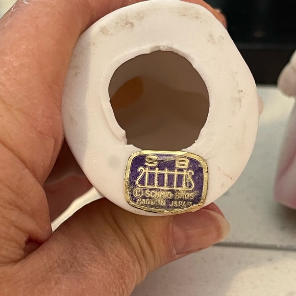 Vintage Japan Schmid Bros pair Kissing Angels - Picture 5 of 6